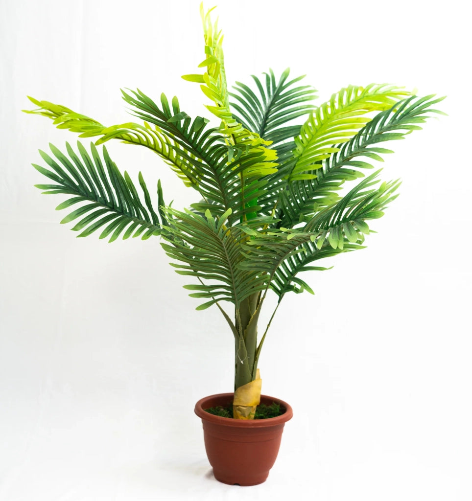 Pianta verde artificiale per interno Dieffenbachia, Filodendro, Palma, Aralia