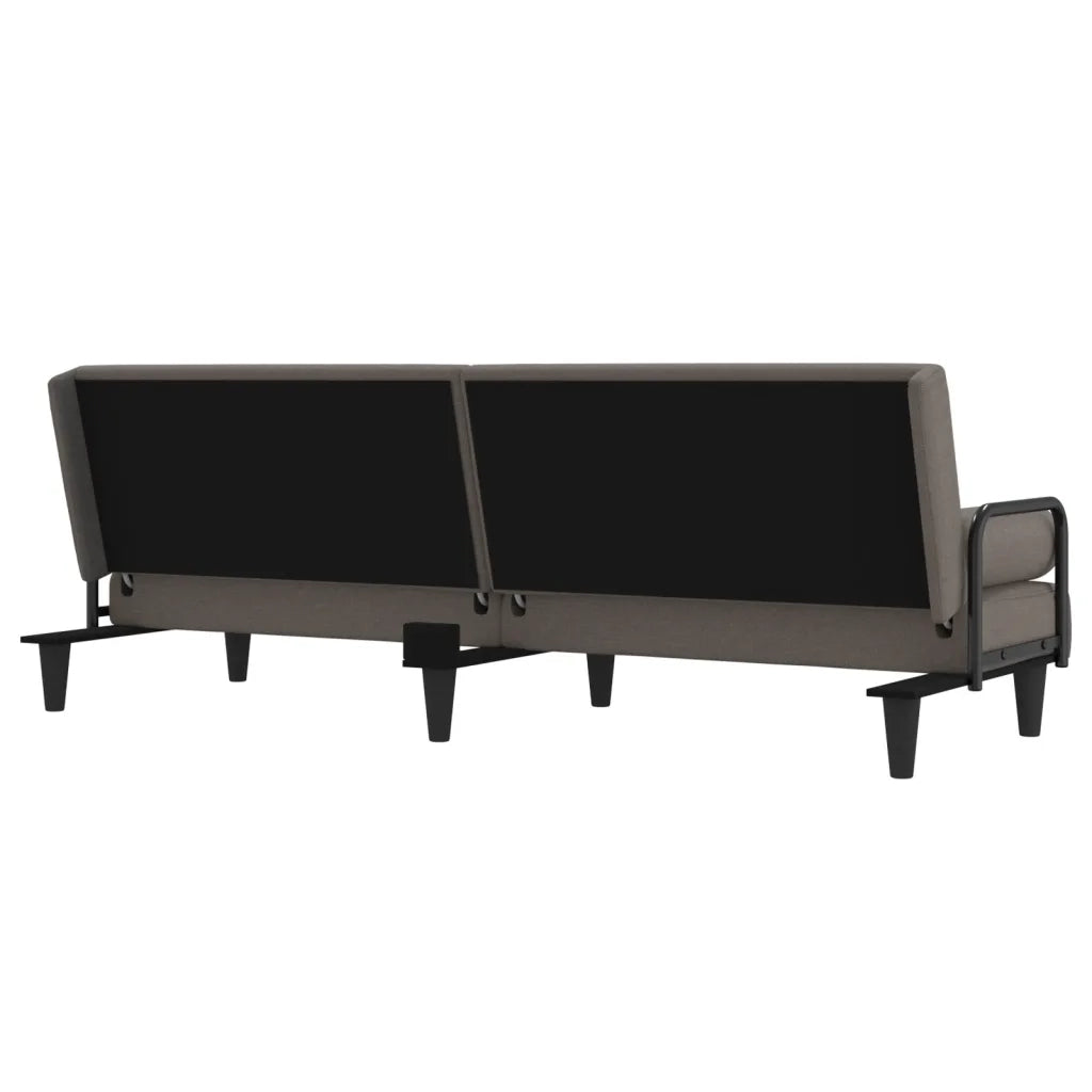 Divano letto | Sof¨¤ letto | Letto singolo con Braccioli Tortora in Tessuto