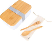 Bentofor adulti/bambini con contenitore alimentare, distributore, set di utensili e altro