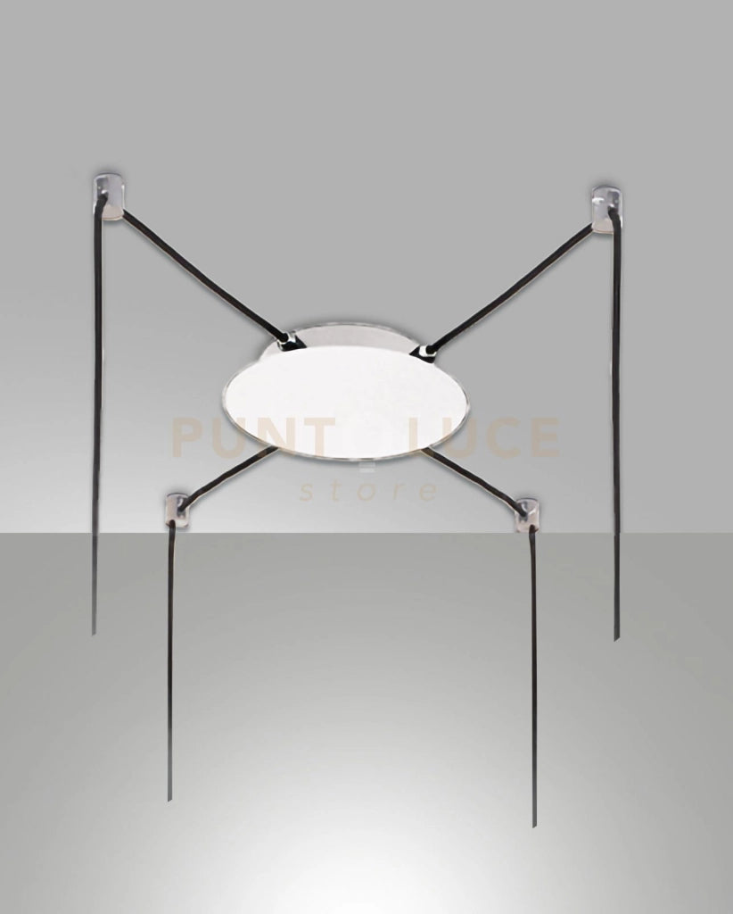 3749-54-102 EDISON MONTATURA BIANCA TONDA D.25CM 4 FORI