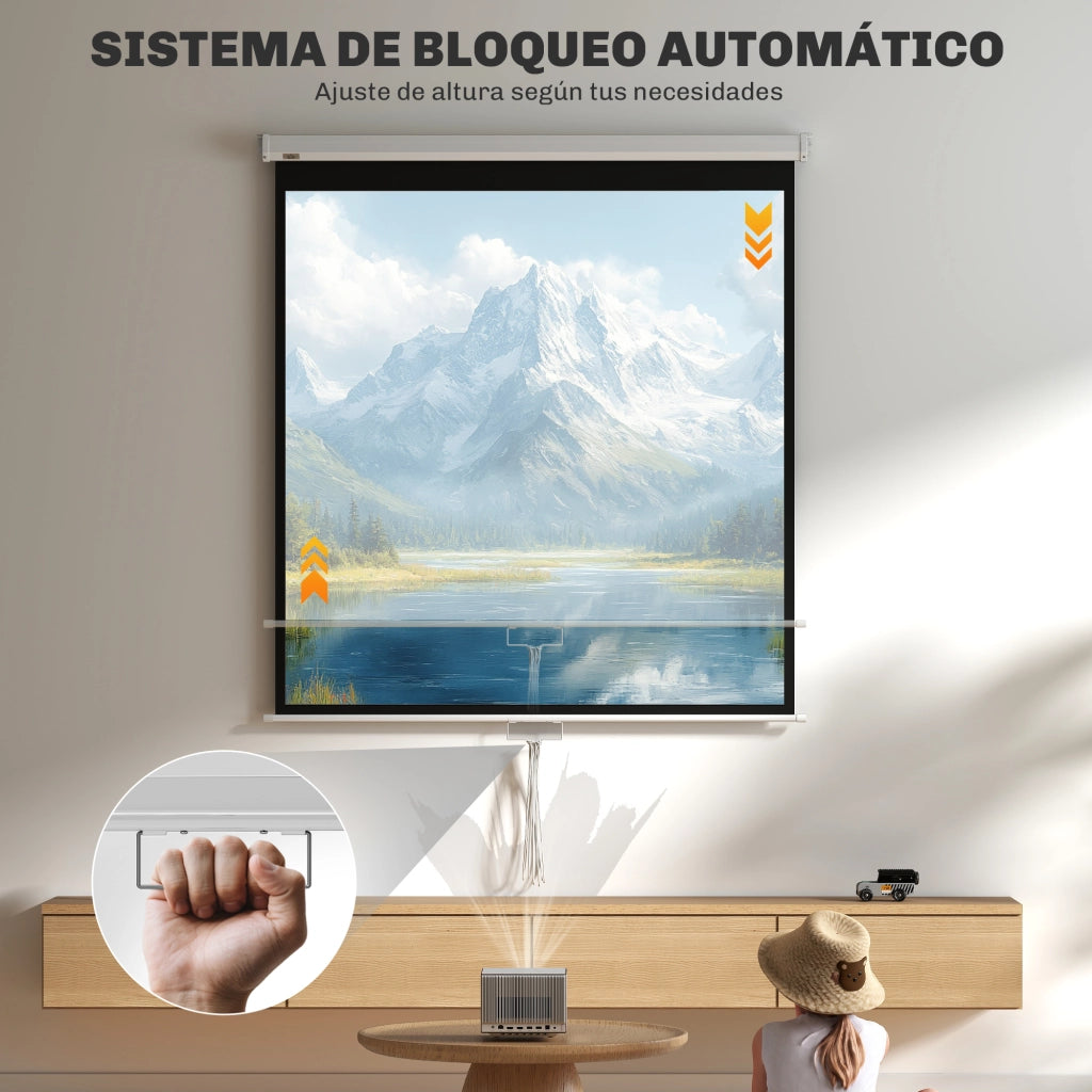 Mobile TV ¨C Minimal ¨C Bianco 146x146 cm