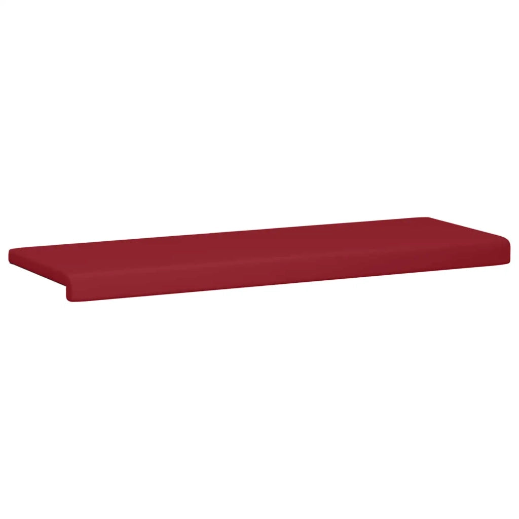 Cuscino per panchina Similpelle Rosso Vino Profondità 35 cm 42043345