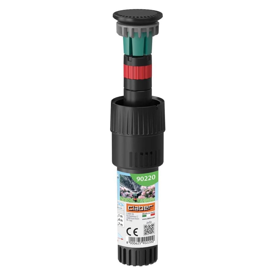 MICROIRRIGATORE A SCOMPARSA PER GIARDINO 180 GRADI FILETTO 1/2 POLLICE CLABER