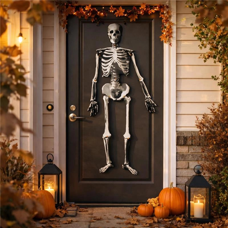 SCHELETRO HALLOWEEN 2PZ DA APPENDERE CM.130