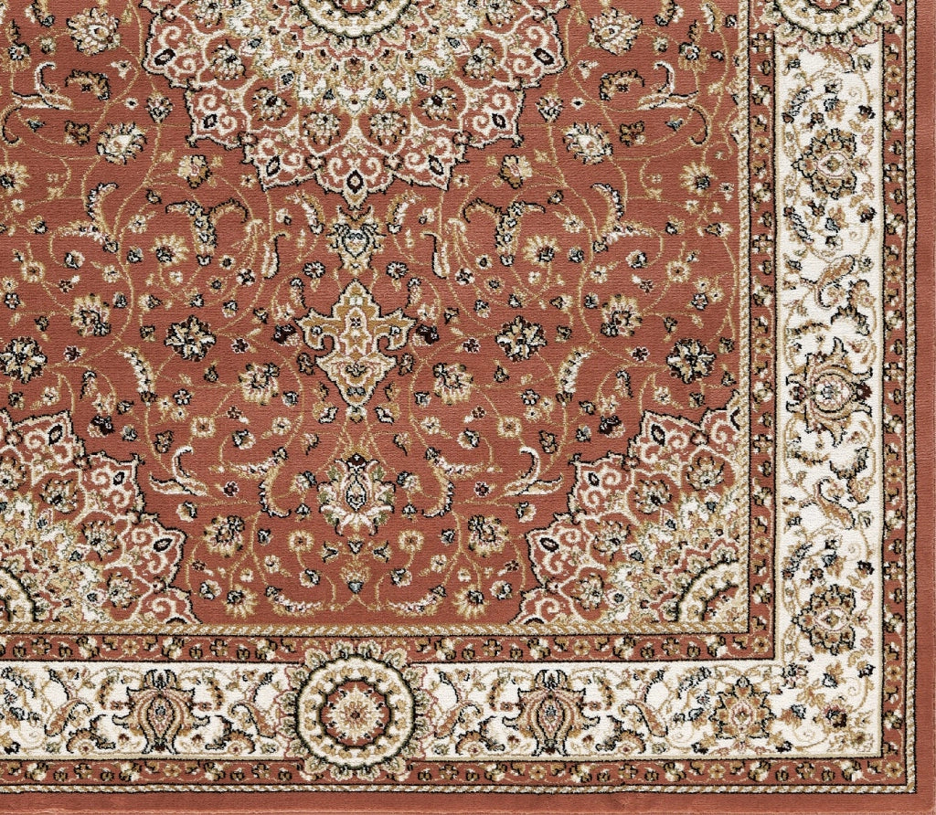 Tappeto BABIL cm.80x240 disegno classico orientale colore rosa e crema