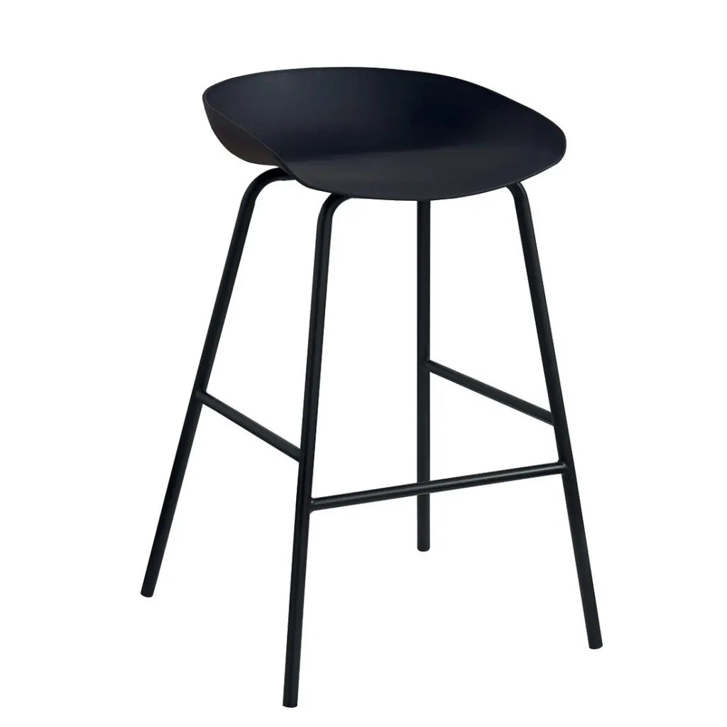 Sedia da bancone design nero. Collezione SIRA