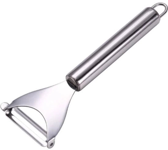 Schiller per Verdure Ergonomico - Disegno di Comodo - Schiller per Patate - Schiller per Asparagi - In Acciaio Inossidabile - Manico di Comfort - Schiller per Verdure