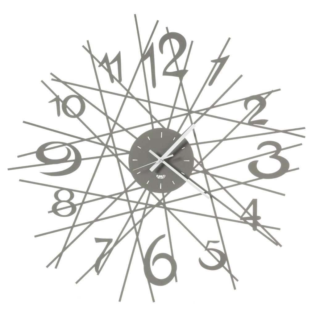 Orologio di design da parete Zig Zag Fango