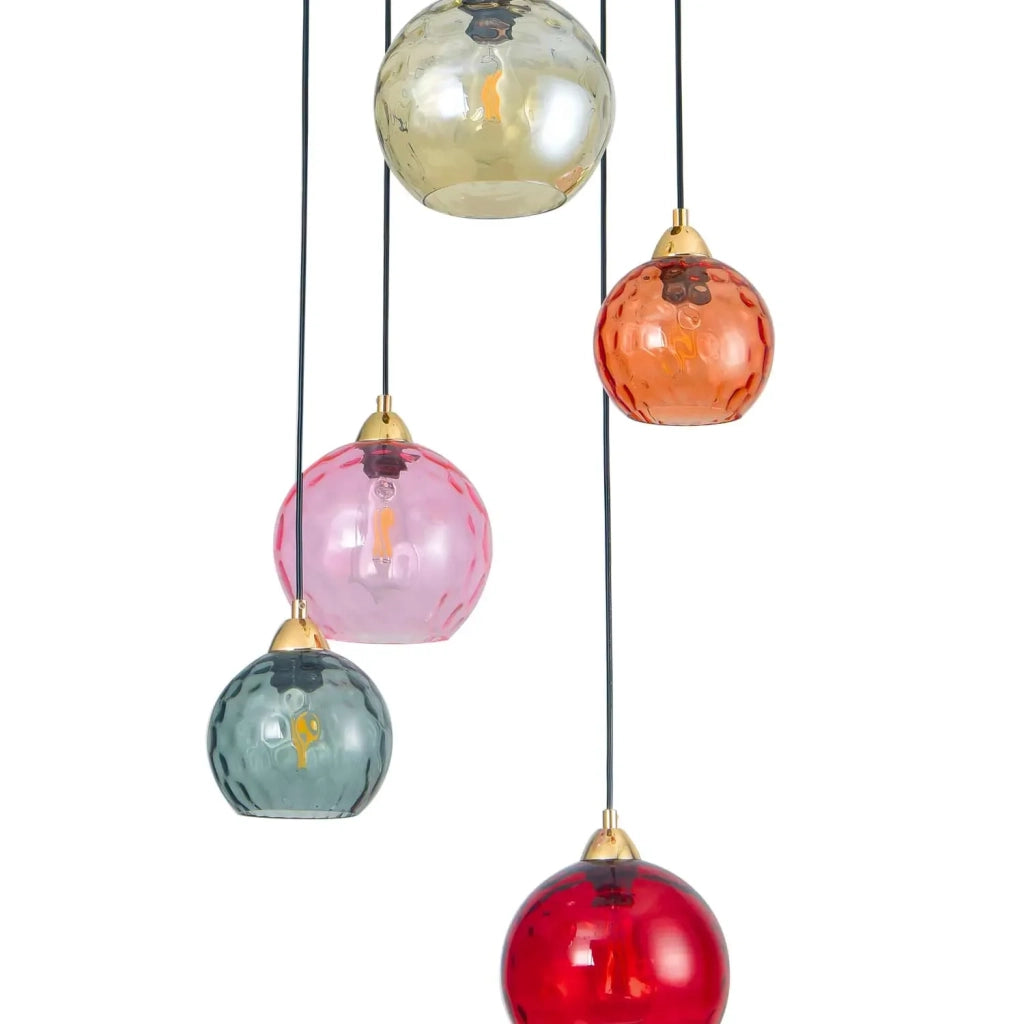 LÚZETE - LAMPADA A SOFFITTO 5 LUCI NERIUM
