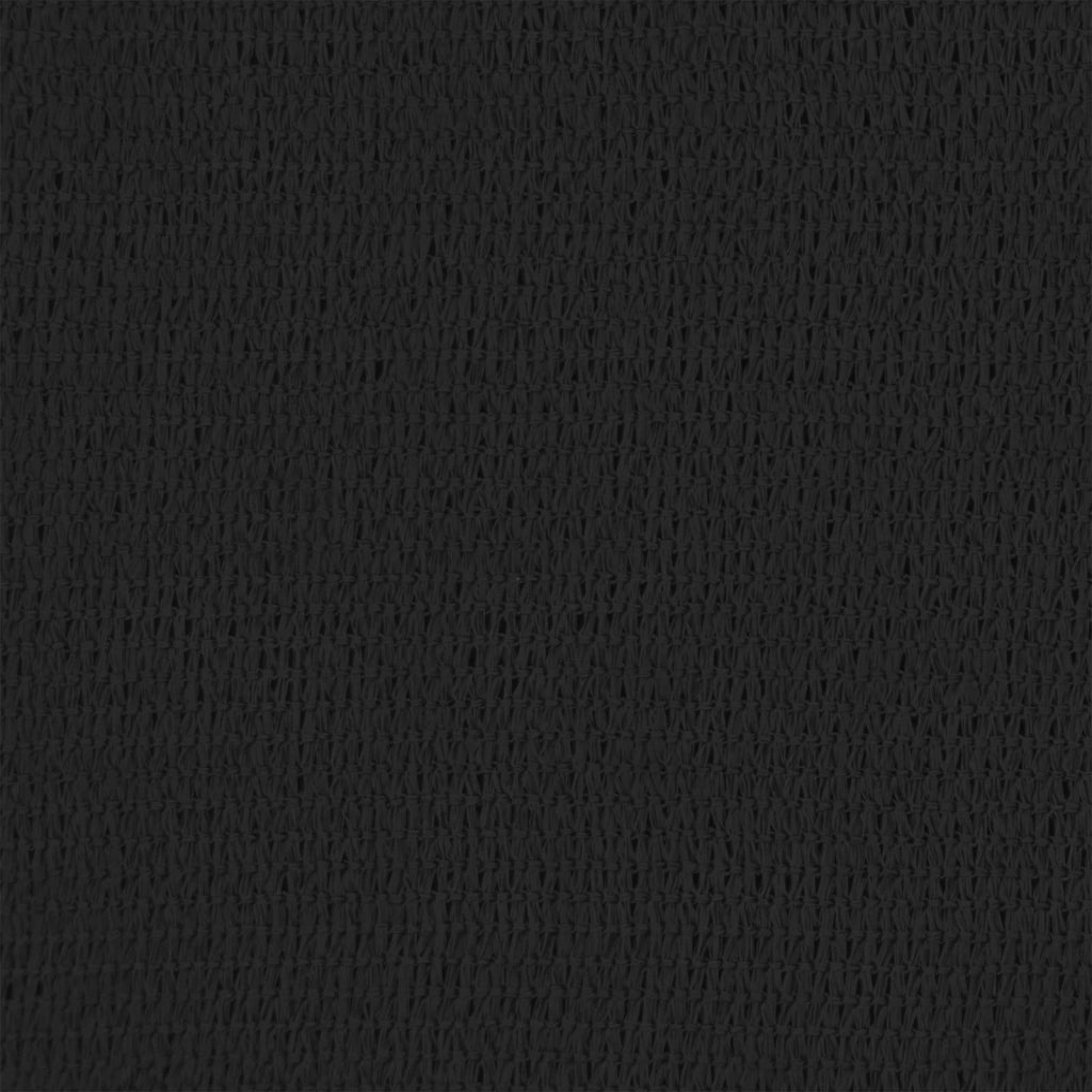 Schermo da balcone-Pannello per balcone Nero 75 x 800 cm HDPE e alluminio