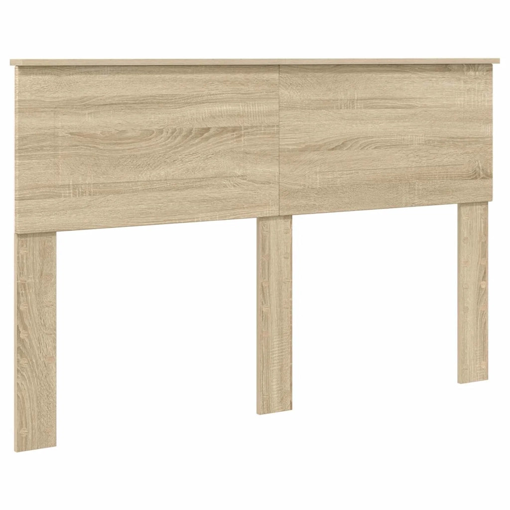 Struttura del letto con testiera Rovere Sonoma 150 x 200 cm
