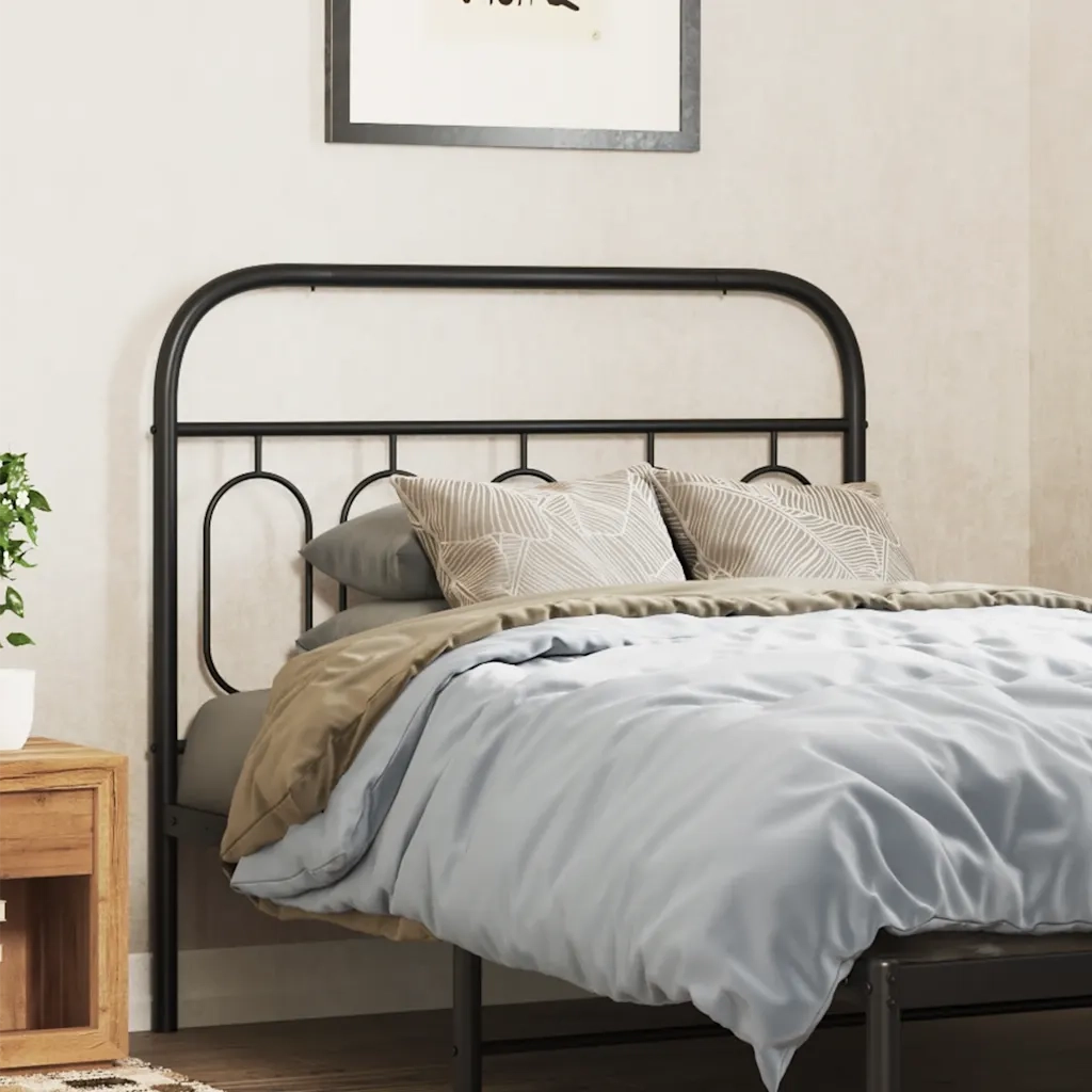Testiera di Ricambio in Metallo Nero 107 cm 377147