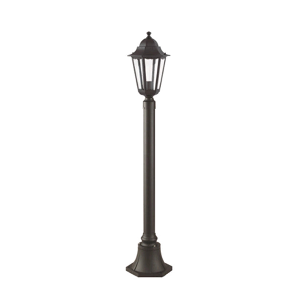 Paletto Esterno Sawyer Alluminio Nero 1 Luce E27 Ip44