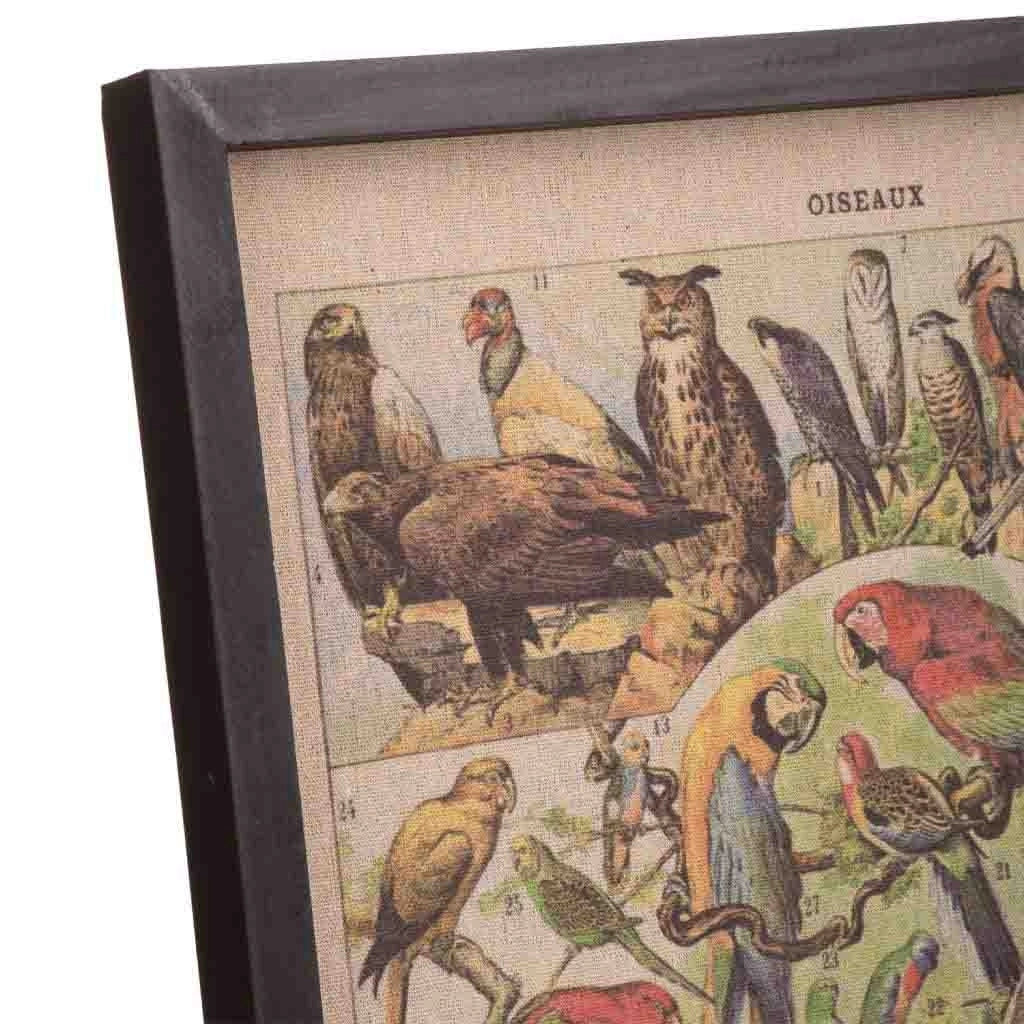 Quadro legno e stoffa 40x60x2,5h