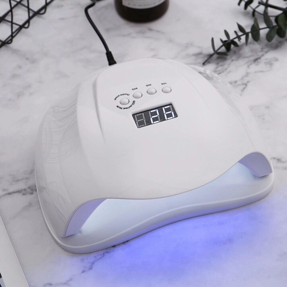 Lampada unghie UV 54W fornetto unghie 36 led nail art ricostruzione SUN X