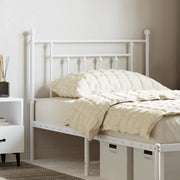 Testiera di Ricambio in Metallo Bianco 90 cm 353614