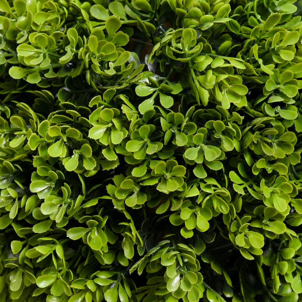 Pianta Artificiale Bosso H90 cm con Vaso Verde