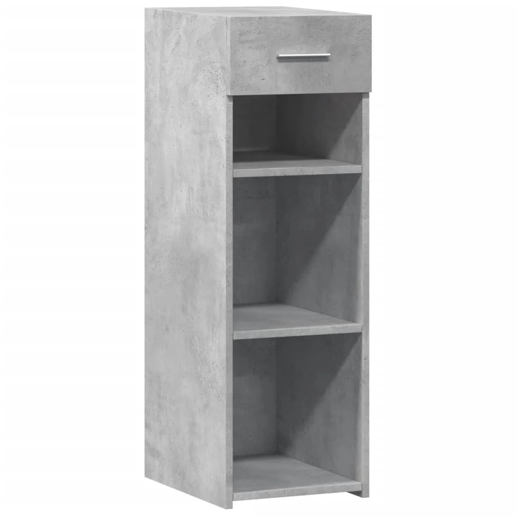 Buffet credenza cassettiera armadio mobile contenitore organizer cucina soggiorno salotto 30 x 42,5 x 93 cm legno ingegnerizzato grigio 02_0031864