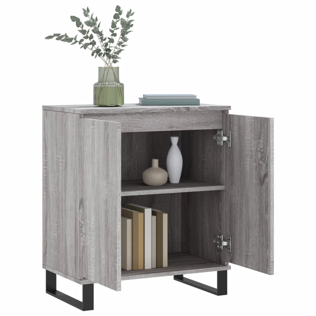 Credenza Grigio Sonoma 60x35x70 cm in Legno Multistrato 827170