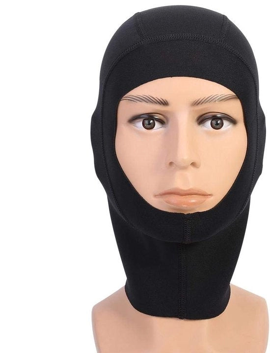 Muta da immersione 1 mm/3 mm - Muta di emergenza - Neoprene - Unisex - Per immersioni - Qualità professionale - Cappuccio da nuoto