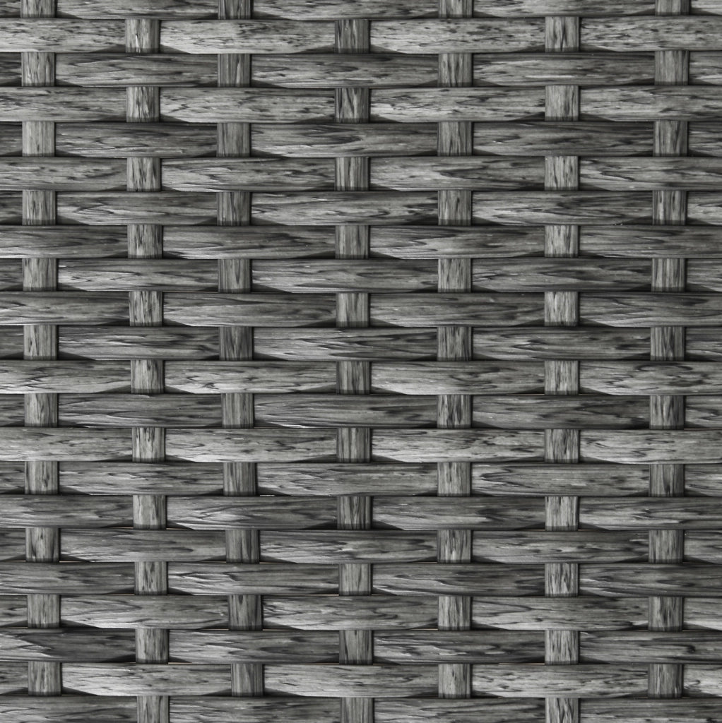 Set da balcone pieghevole grigio con tavolino e 2 sedie