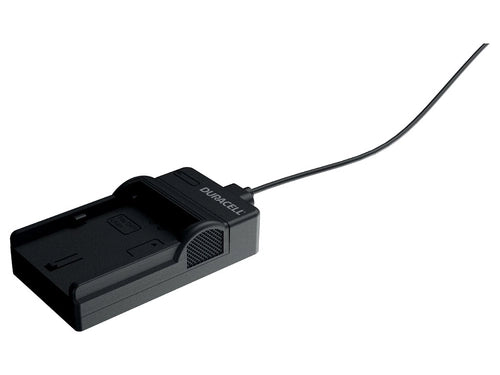 Duracell caricabatt.con cavo USB per DR9943/LP-E6