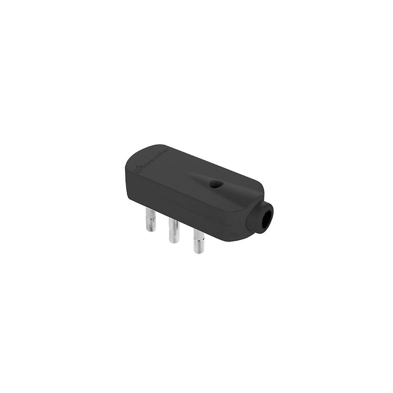 SPINA MOBILE A 90  ° 10A 2P+T - Grigio