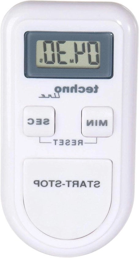 Timer digitale alettante - pratico e facile da usare - 1 pezzo - bianco