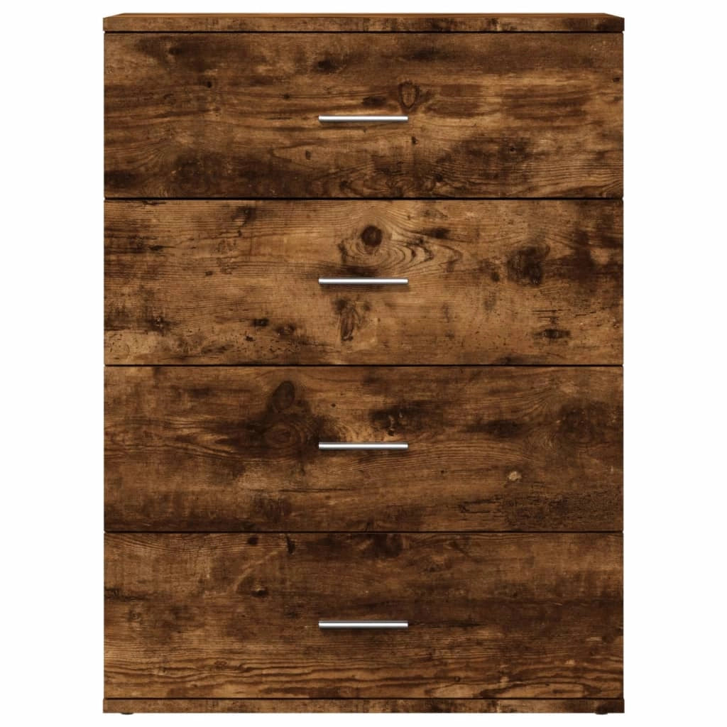 Buffet credenza cassettiera armadio mobile contenitore organizer per cucina soggiorno salotti set da 2 60 x 39 x 80 cm legno ingegnerizzato marrone 02_0036747