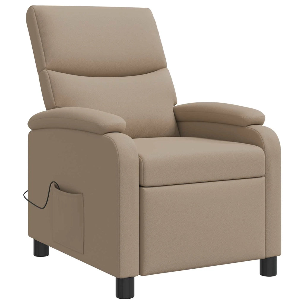 Poltrona Massaggiante Cappuccino Similpelle 42035007