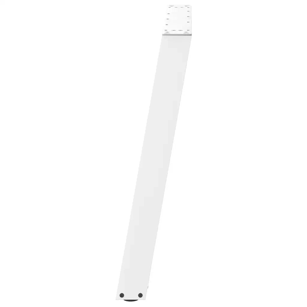 Gambe per tavolo da pranzo forma U 2 pz bianche 90x(72-73) cm 4012801