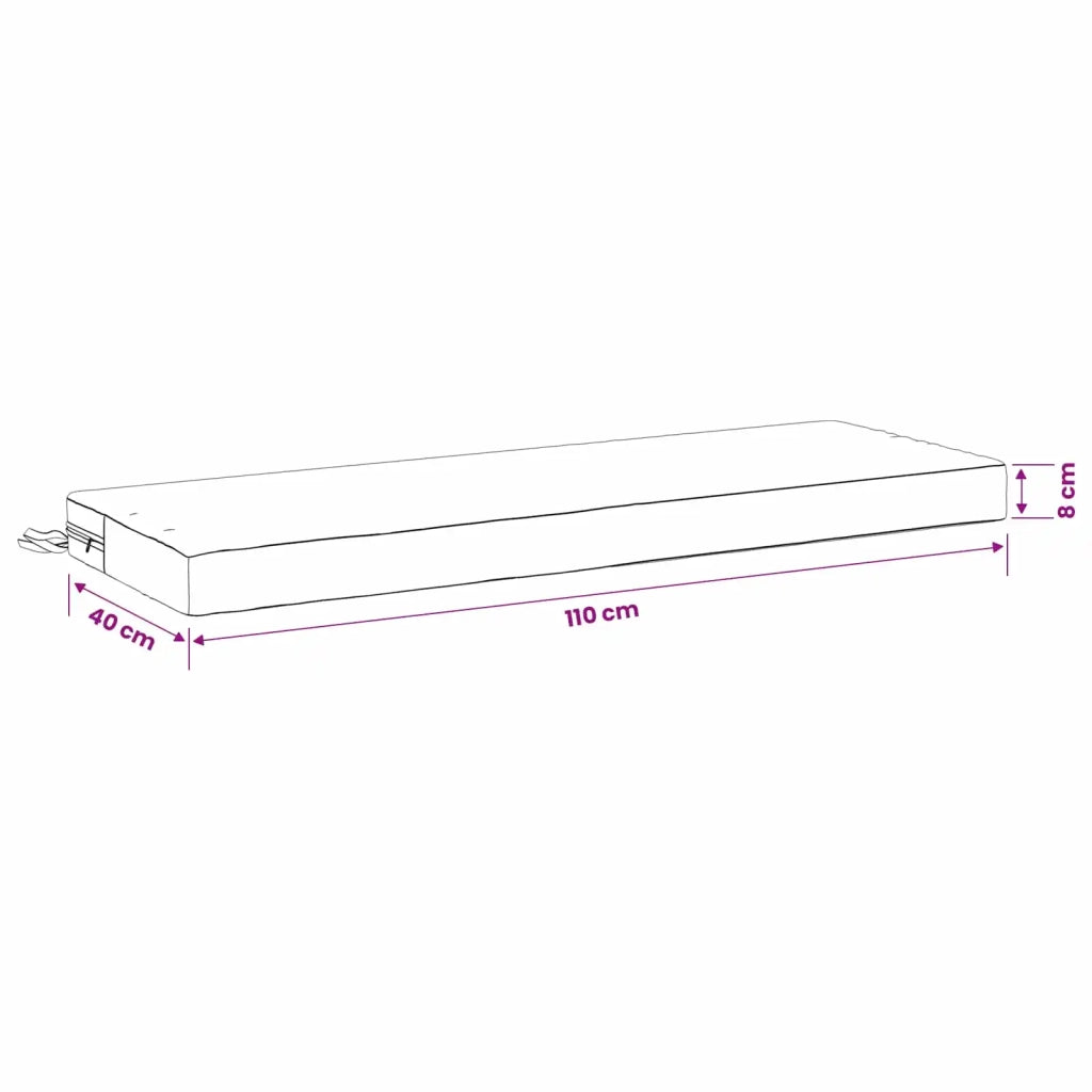 Cuscini per Panchina a 2 Pezzi SOEST 2 pz 100% Poliestere 949661