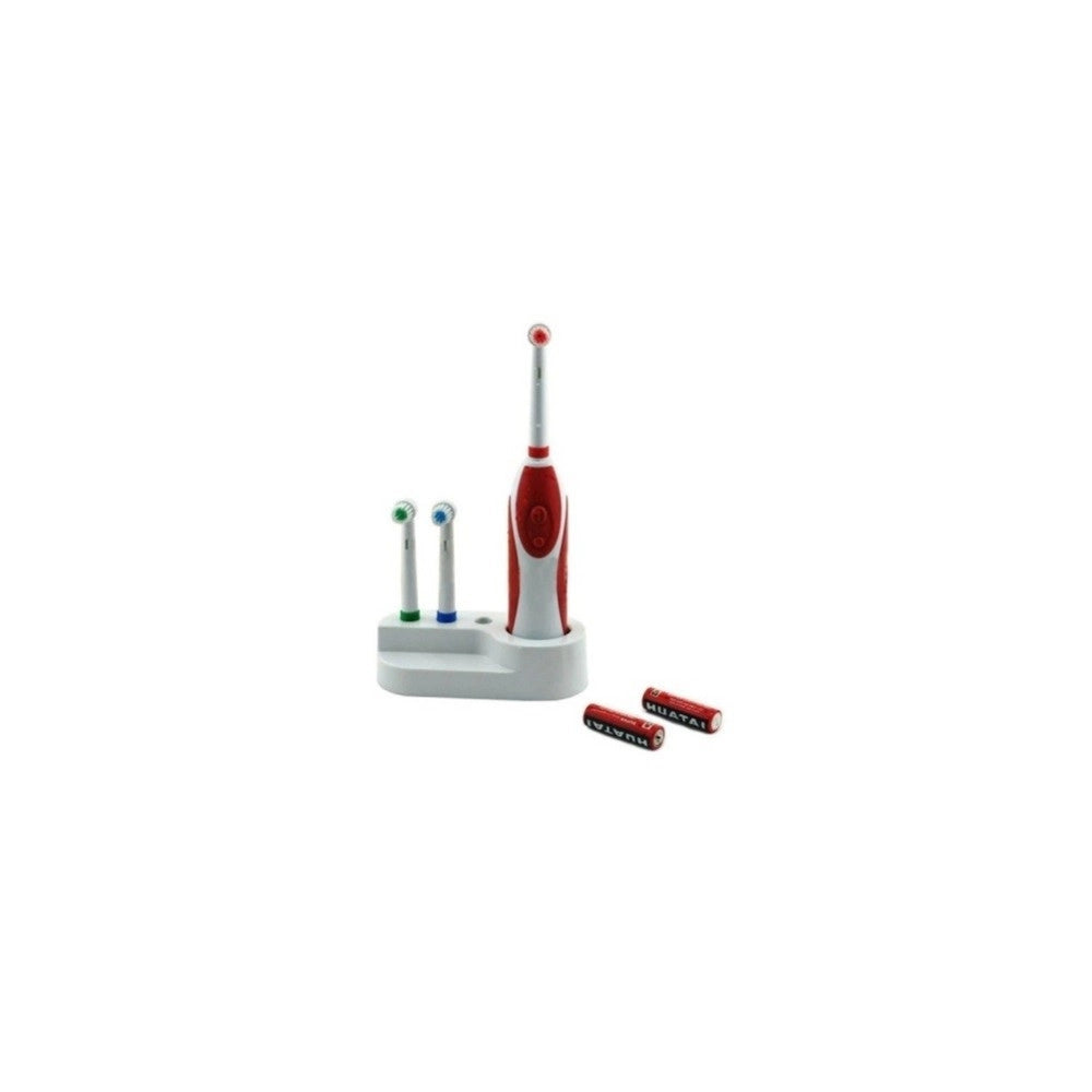 Trade Shop - Spazzolino Per Denti Elettrico Con Testine Intercambiabili Corpo Impermeabile -