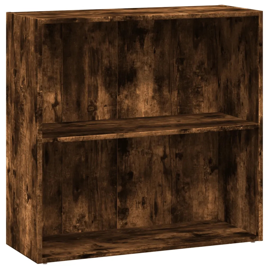 Libreria Rovere Fumo 80x30x77 cm in Legno Multistrato 857926