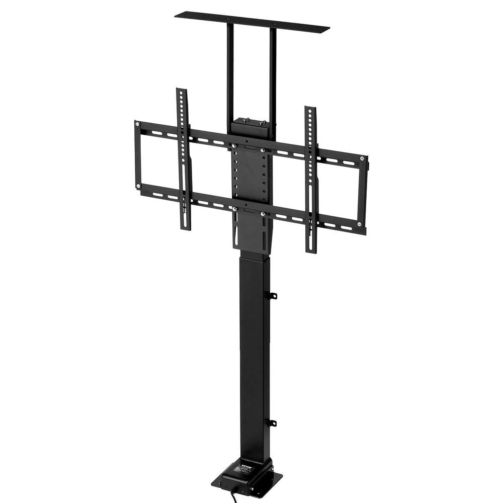 Supporto TV Motorizzato Elettrico Verticale Sollevamento Altezza Telecomando Carico 54kg TV 813-1178mm VESA 60x40cm