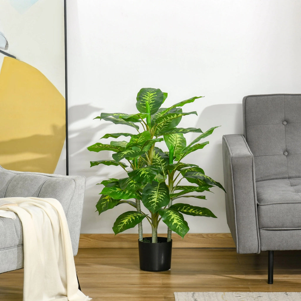 Pianta Artificiale ¨C Zephmum ¨C Verde Cemento 95cm