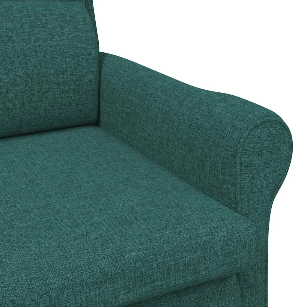 Divano Sedia-Poltrona Verde scuro Tessuto 957600