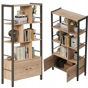 Libreria moderna e versatile in stile loft con mobili con serratura